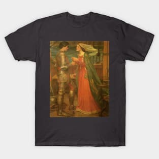 Tristan and Isolde by John William Waterhouse T-Shirt